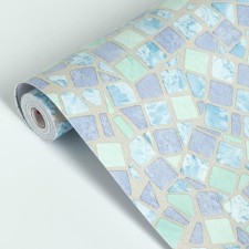 Self-adhesive film D&B 8062 Mosaic blue-green, 0.45x8m