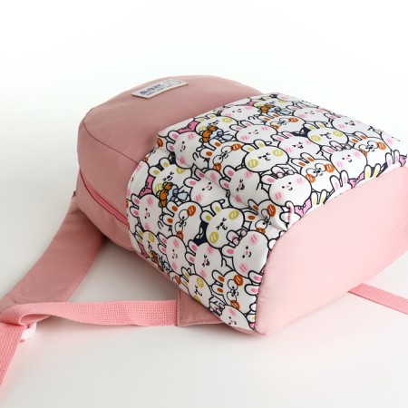 Baby backpack 23*11*32, lightning department, 3 n/k, hare, pink-4