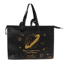 A3 folder with handles plastic, lightning from above, Devente Zodiac, 467 x 338 x 100 mm, inner pocket