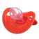 Nipple - New Year's dummy "caramel", orthodontic, silicone, +6 months, in a container, crumb I
