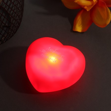Ночник "Сердце" (Люблю тебя любить) LED 2хLR44 7х7х3.5см-1