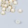 Decor for creativity Plastic "Half -Wash with a rim" set of 25 pcs mix 0.8x0.8 cm