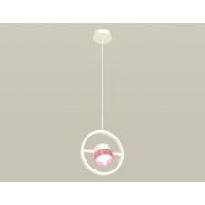 A set of suspended rotary lamp with composite crystal Ambrella Light, Traditional Diy, XB9111151, GX53, Color White Sand, Pink
