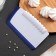 Confectionery spatula with a dimensional ruler, 17.7 × 9.5 cm, purple color