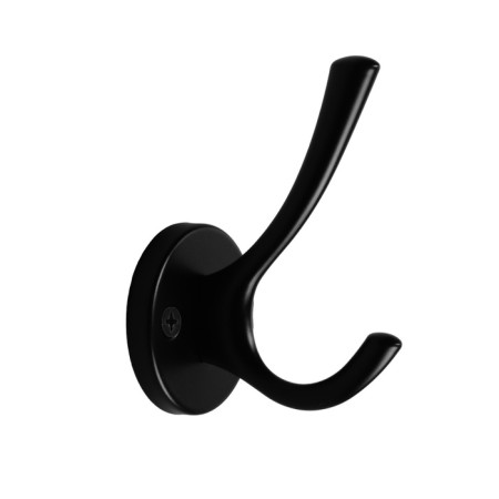 Furniture hook Cappio Simple, two -rod, black