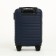Small suitcase 18 "on lightning, code castle, 4 wheels, blue color
