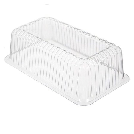 Cover to the T-2312K container, rectangular, transparent, size 24.3 x 13.3 x 6.9 cm, volume of 600 ml