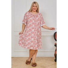 Women's dress, size 70, pink color