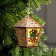 Christmas tree toy "Lantern with bells", from batteries, glow of warm white