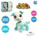 Robot dog "Peter" IQ Bot, on the control panel, interactive: sound, light, batteries, blue