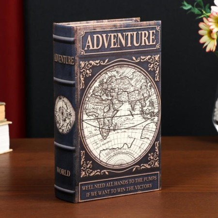 Safe Brush Tree leatherette "Adventures. Card" 21x13x5 cm