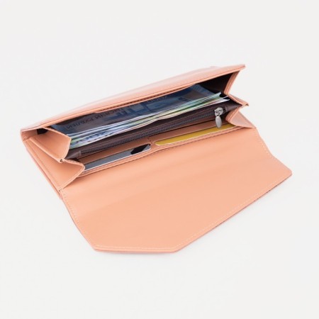 Women's wallet on magnets, powder color-4