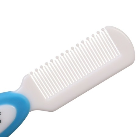 A set of combs with nylon bristles m & in, blue color-7