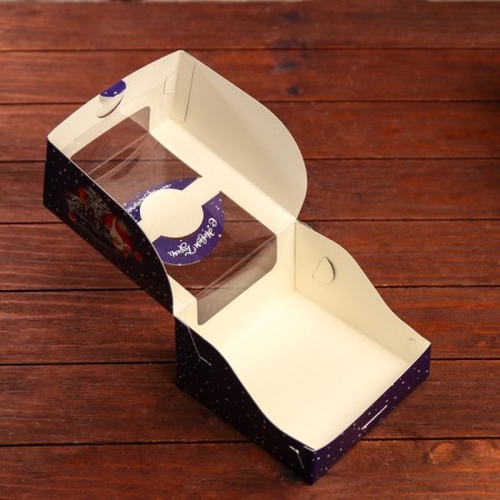Bearbox under the Bento-Port with the New Year's Eve window, 14 x 14 x 8 cm-3