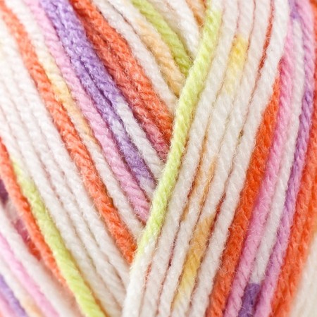 Yarn "Sweet Baby" 100% acrylic 300m/100g (907 orange-salad-sugar)-2