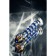 Unrealistic phallimitator Sexus Glass, glass, transparent, 18 cm
