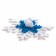 Decor "Snowflakes", set of 6 pcs.