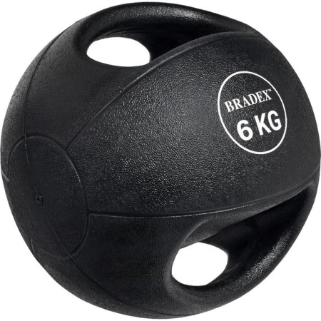 Two -armed medicalball, Bradex SF 0765, 6 kg-1