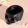 Interior item "Skull" black 13x9x6.5 cm