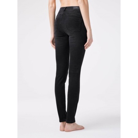 Women's jeans modeling Conte Elegant Skinny, size L, color Washed Black-1
