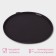 Rug perforated round share, silicone, d = 35 cm, brown color
