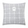 Pillowcase decorative Ethel Squares Gray color, 45x45 cm polyester