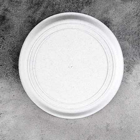 Patron for the pot, D = 18.8 cm, plastic, color marble-2