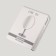 The mirror of the desktop "oval", the mirror surface is 14.5 × 19.5 cm, the color is silver