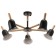 Chandelier 1049/5bk E27 60W black 80x80x50 cm Bayerlux