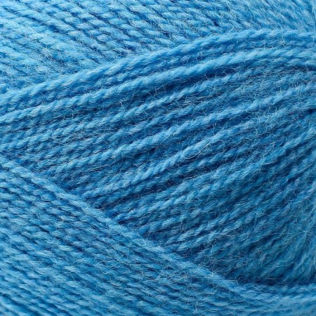 Angora warm yarn 40% wool, 60% acrylic 480m/100g (05 blue)-2