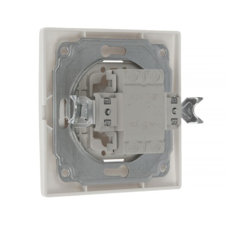Smartbuy switch Venus, 10 A, 1 key, hidden, white-1