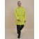 Vetrovka for girls, height 128 cm, lime color