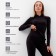 Women's thermal underwear (longshit, leggings) minku color graphite, size 44