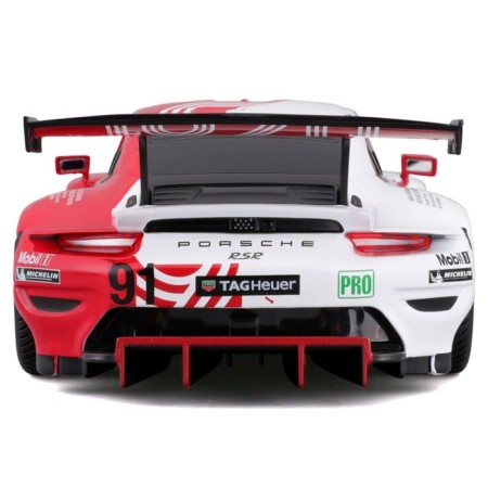 Racing machine BBURAGO Porsche 911 RSR LM 2020, DIE-CAST, 1:24, Red color-3