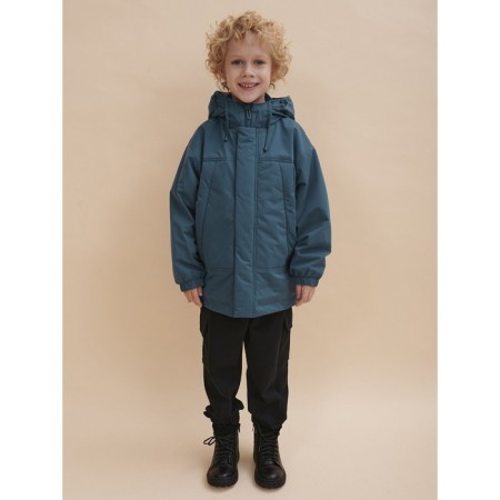 Vetrovka for boys, height 110 cm, sea wave color-1