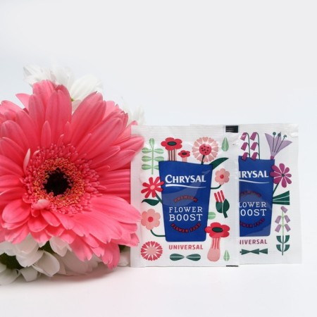 Universal top dressing for cut flowers Chrysal 5 g, set 100 pcs