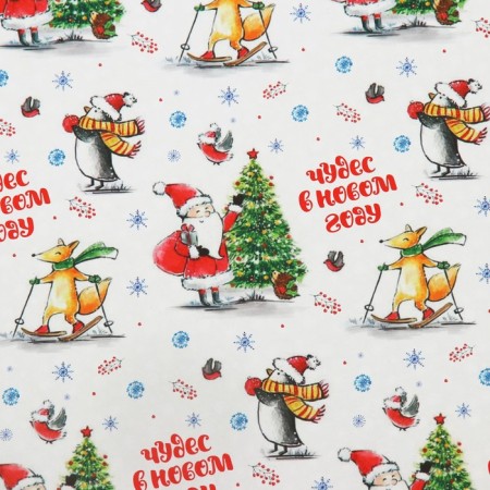 Paper packaging glossy bilateral "holiday", 70 x 100 cm-5