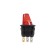 Round key 12V 16A (3C) On-off Red with backlight (RWB-224, SS-214) Rexant 10