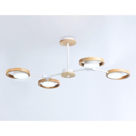 LED LED SCREED OF AMBRELLA LIGHT, LINTECH, FL51609, 4XLED, 28 W, 2100LUM, 3000-6400K, white, light tree color-1