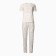 Female home set (T -shirt, trousers), dairy color, size 44