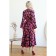 Female dress, size 46, black-pink color