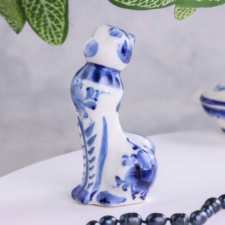 Souvenir "Cat Maroussia", Gzhel-1