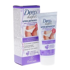 Floresan Deep Depil cream for bikini and armpits with grape seed oil, 50 ml