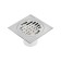 Gag Aflorn AF10510-10, D = 50 mm, vertical, 100x100 mm, brass, chrome