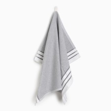 Ethel towel, col. Dark gray, 50x70 cm, 100% HL
