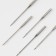 Needles for household sewing machines, universal, No. 70/90/100, 5 pcs, NU-5