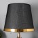 RIMINOM table lamp 1x60W E27 black and gold 24.5x24.5x40.5 cm Risalux