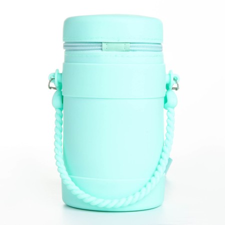 Bag's bag with lightning, stickers mix, turquoise color-1