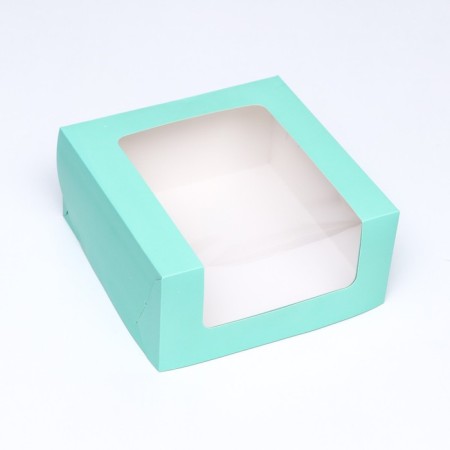 Confectionery packaging with a window, mint, 21 x 21 x 10 cm-1