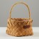 Set of wicker baskets, d26xn13.5/32 cm, d21xh12/27.5 cm, 2 pcs, sequoia